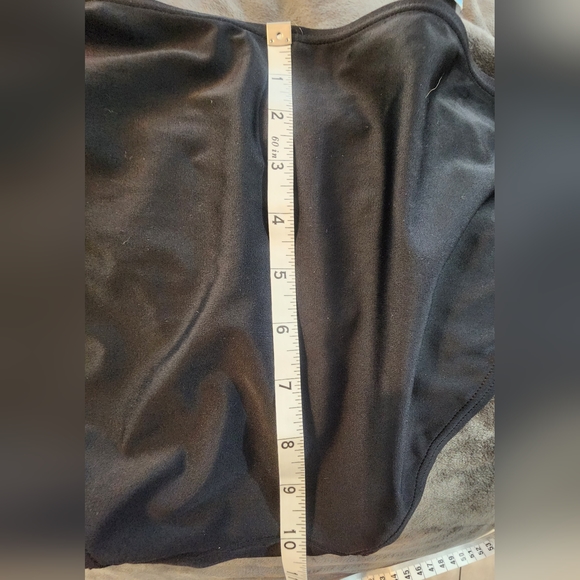 NEW WITH TAGS 2 PIECE BLACK BATHING SUIT SIZE 12 SEE PICS FOR MEASUREMENTS - Picture 4 of 16